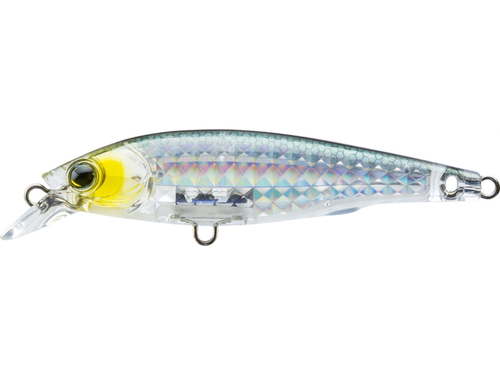 Yo-Zuri 3DR-X Jerkbait Suspending Lure 80mm Prism Silver/Black R1437 PSBL