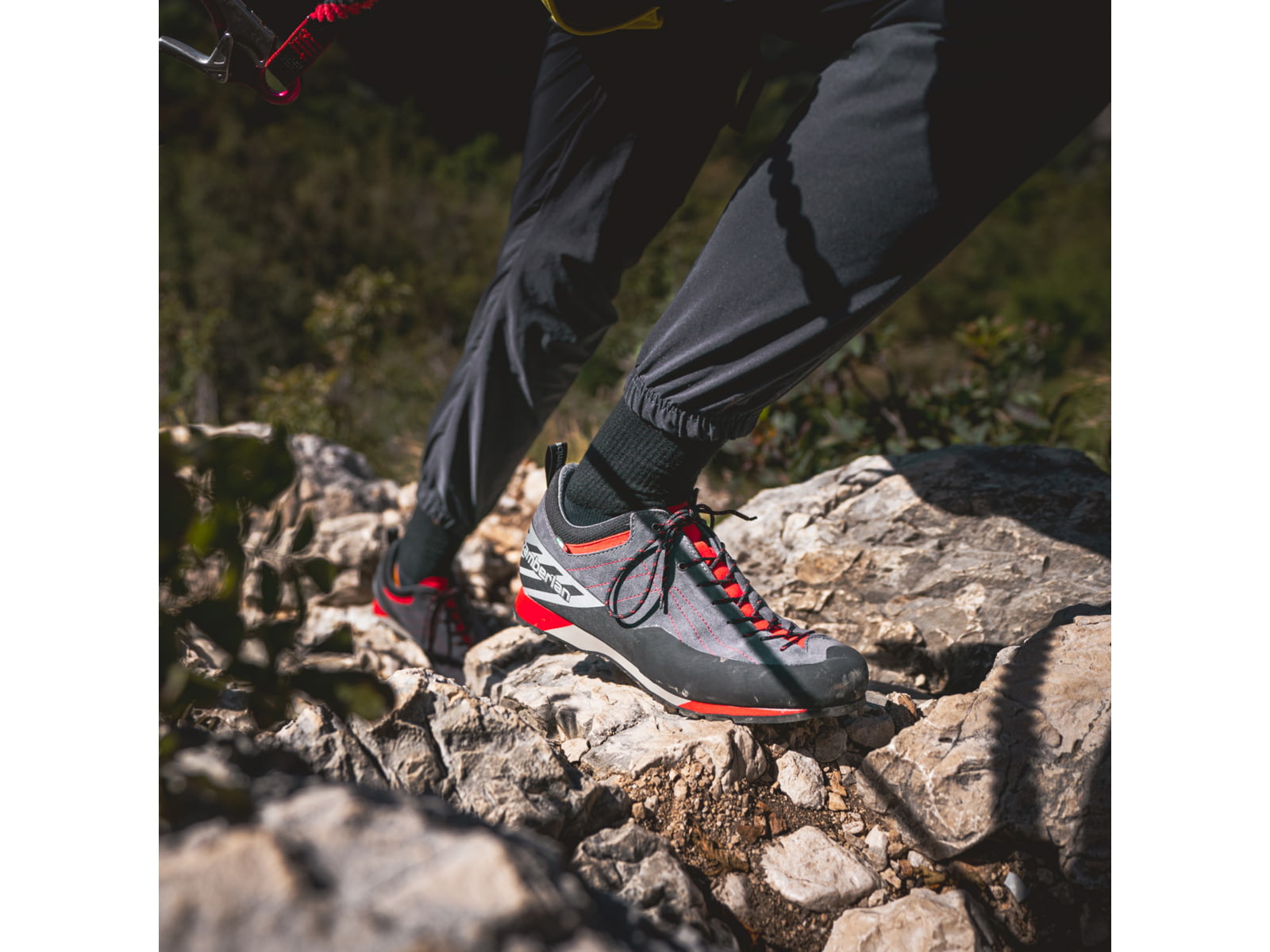 Zamberlan 227 El Cap RR Hiking Shoes - Men's PFAS-Free Grey/Red