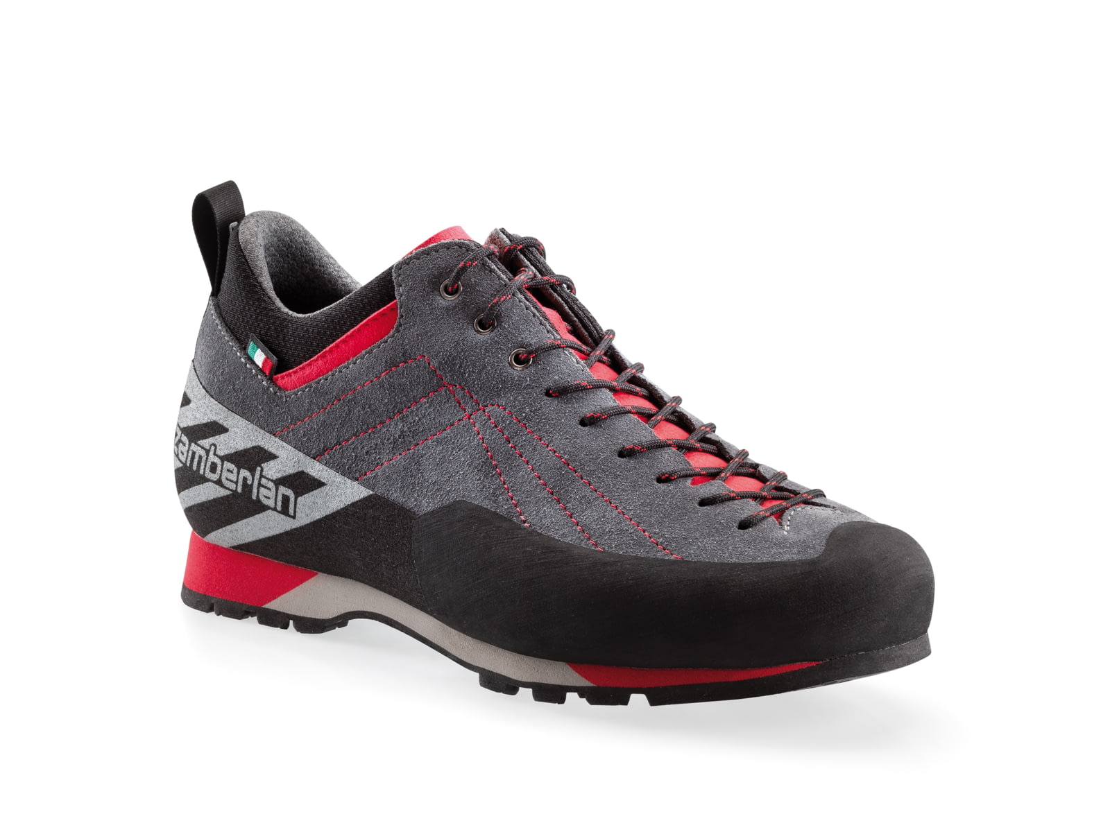 Zamberlan 227 El Cap RR Hiking Shoes - Men's PFAS-Free Grey/Red