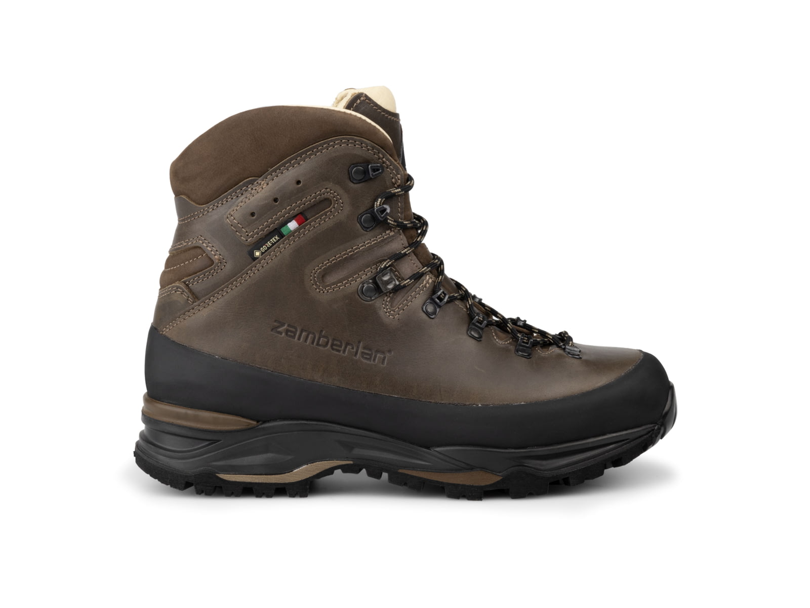 Zamberlan Guide Max GTX RR Backpacking Shoes - Men's PFAS-Free Dark Brown