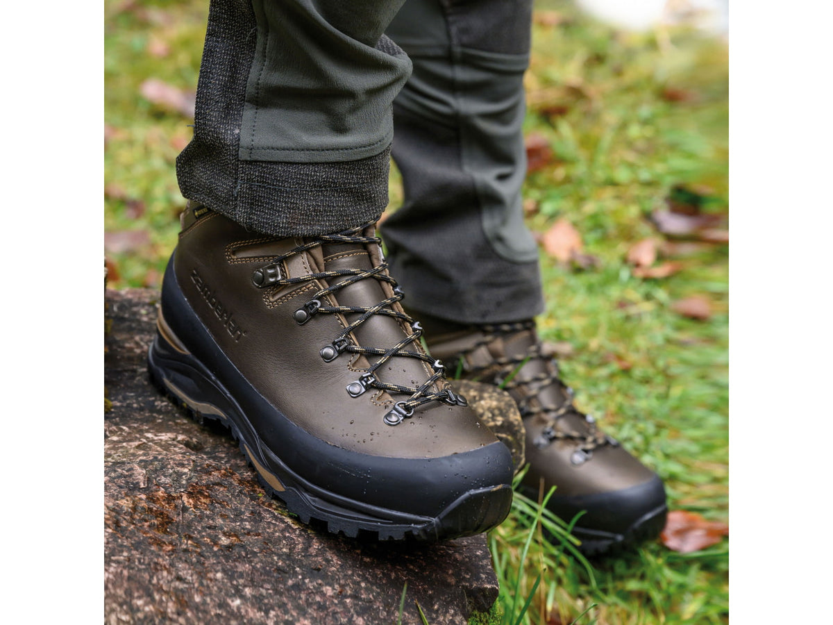 Zamberlan Guide Max GTX RR Backpacking Shoes - Men's PFAS-Free Dark Brown