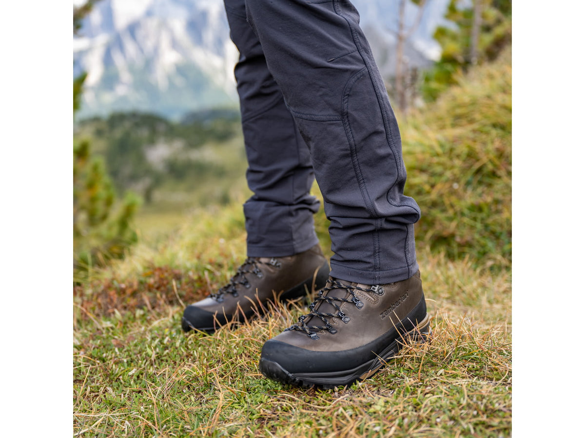 Zamberlan Guide Max GTX RR Backpacking Shoes - Men's PFAS-Free Dark Brown