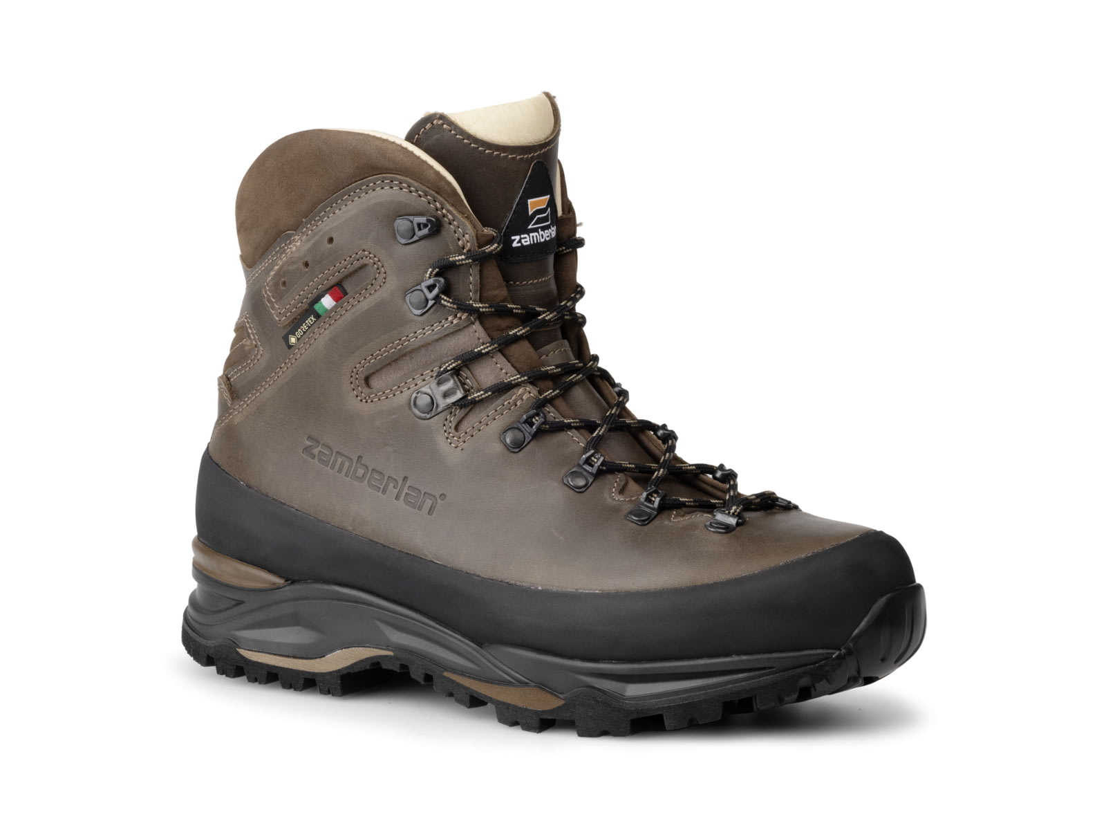 Zamberlan Guide Max GTX RR Backpacking Shoes - Men's PFAS-Free Dark Brown