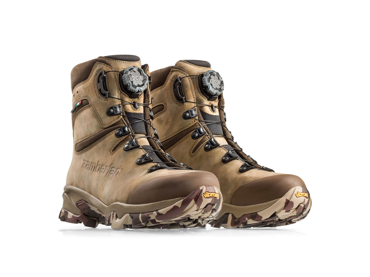 Zamberlan Lynx Mid GTX RR Boa Hiking Shoes - Men's PFAS-Free Camo 9
