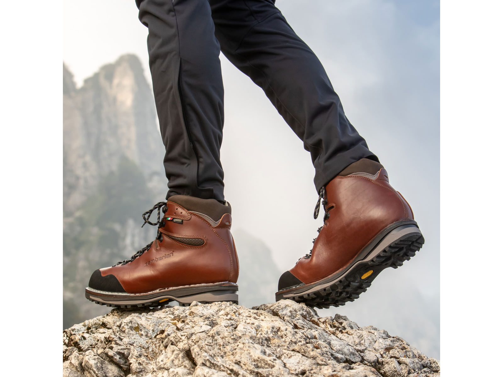 Zamberlan Tofane GTX RR NW Hiking Shoes - Men's PFAS-Free Waxed Brick
