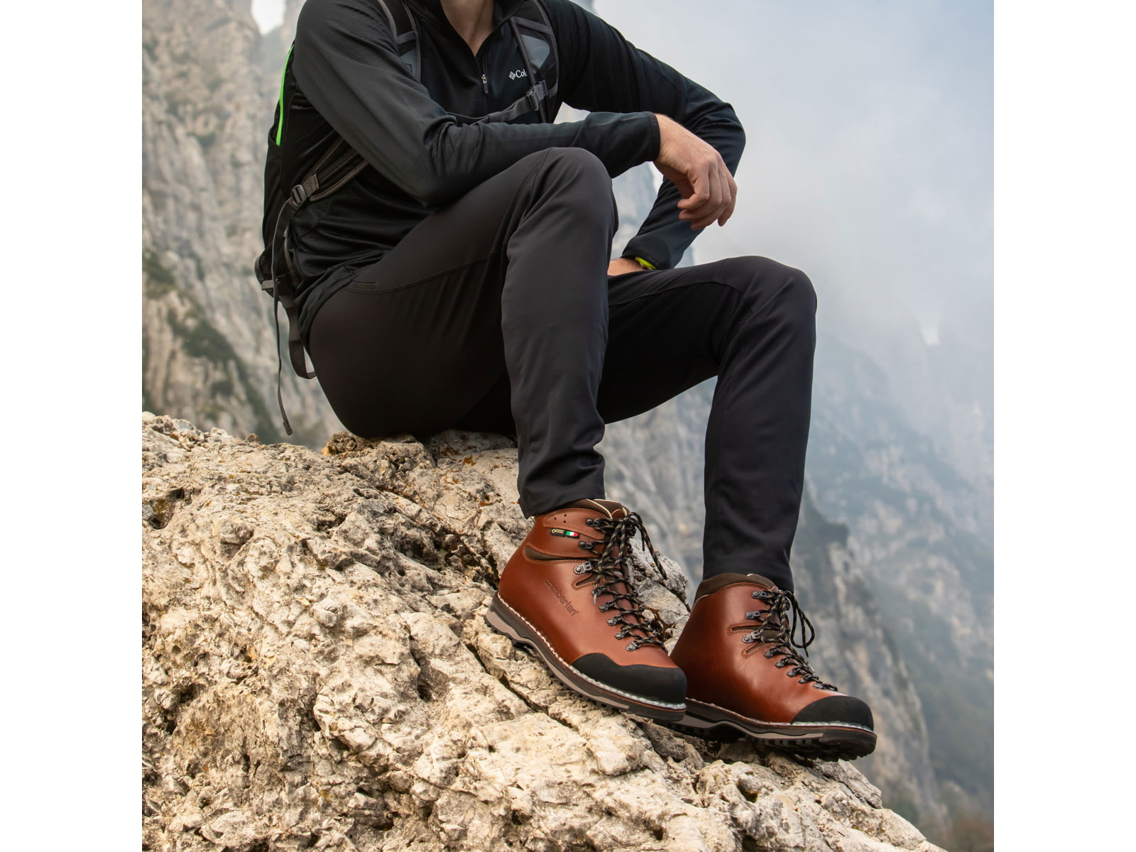 Zamberlan Tofane GTX RR NW Hiking Shoes - Men's PFAS-Free Waxed Brick