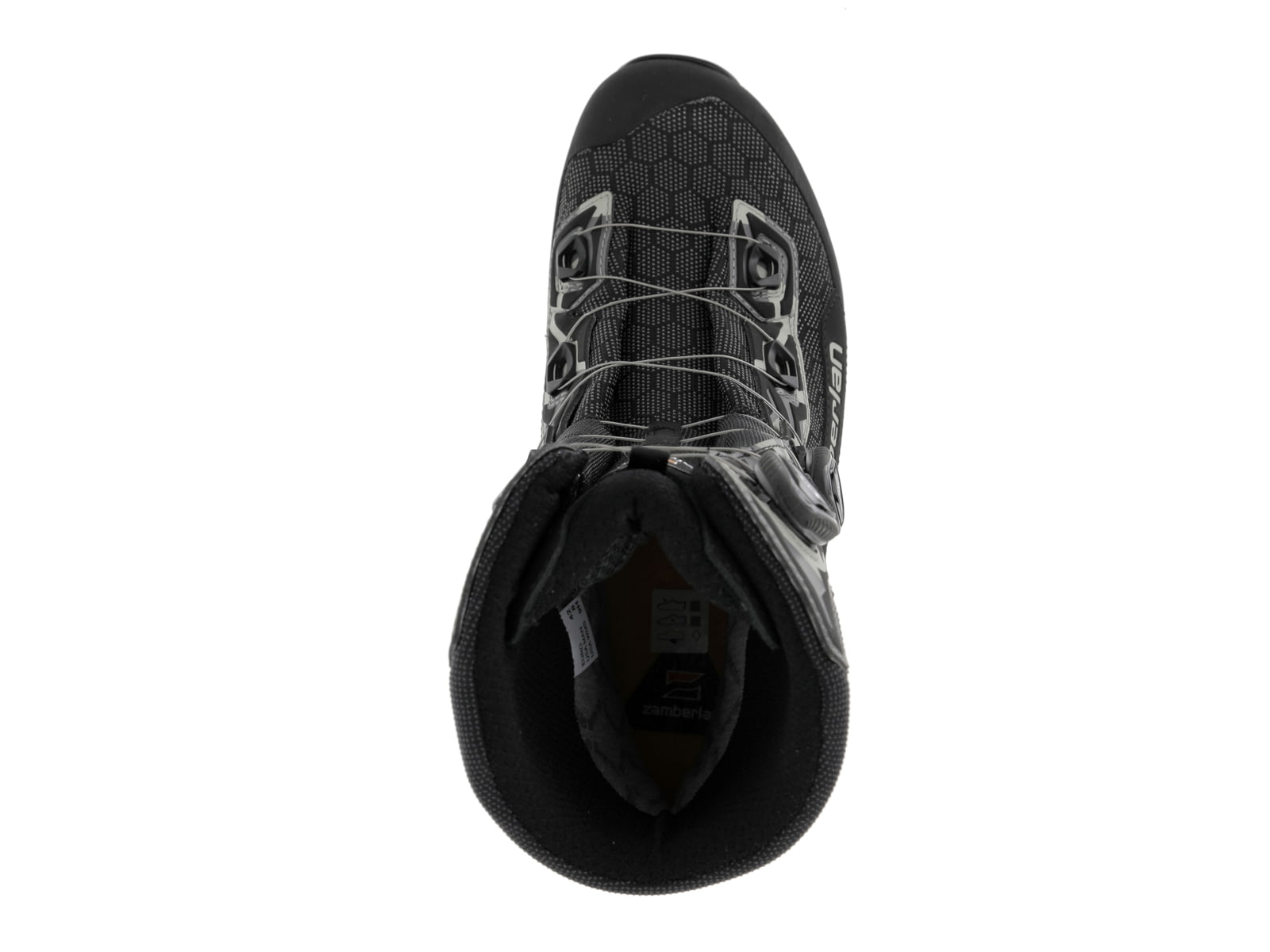 Zamberlan Ull GTX RR WL PL Boa Hiking Shoes - Men's PFAS-Free Black/Grey 9