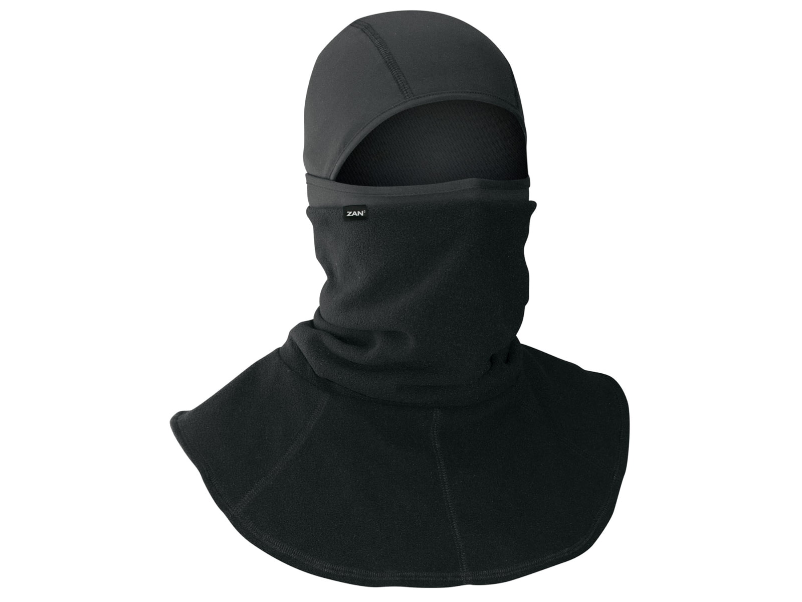 Zan Headgear Balaclava Motley Tube Polyester/Spandex Black WB114C