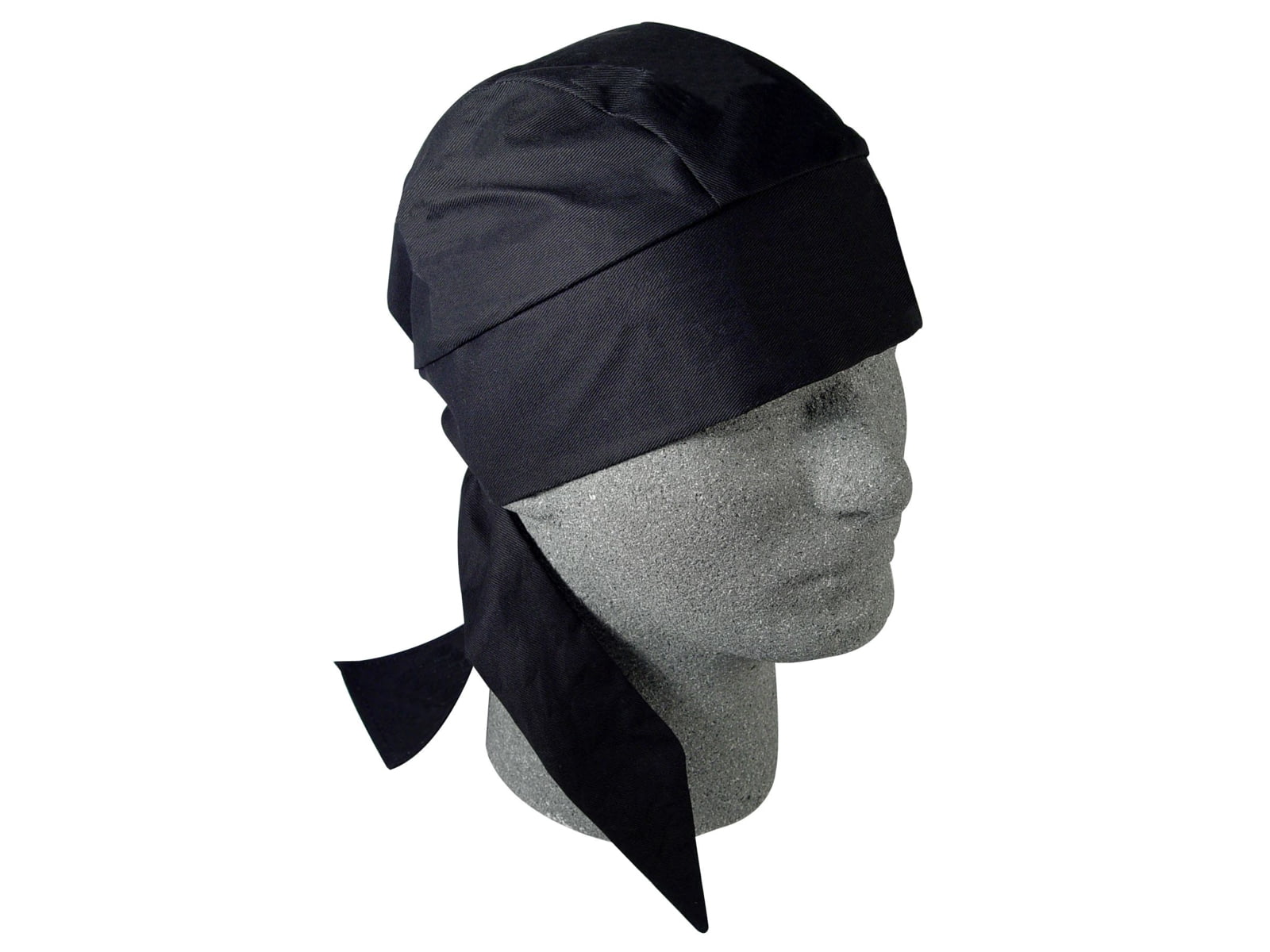 Zan Headgear Deluxe Flydanna Solid Black ZDX114