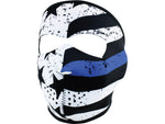 Zan Headgear Full Mask Neoprene Thin Blue Line WNFM119