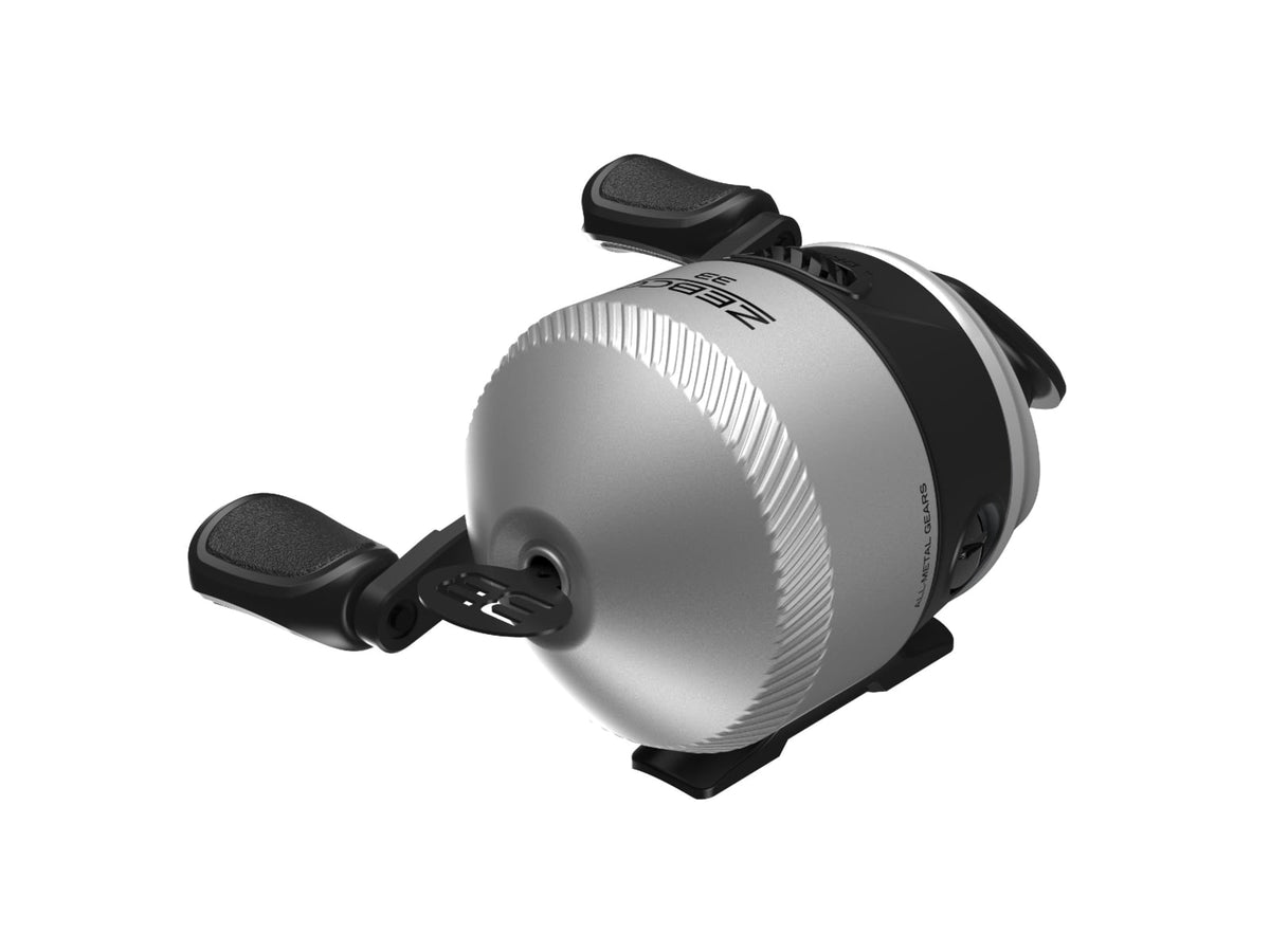 Zebco 33 Dock Spincast Reel and Rod Combo 42in 1-PC Z-Glass Rod w/ EVA Handle QuickSet Anti-Reverse Reel w/ Bite Alert Silver 33DOCK421MLB.NS4