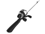 Zebco 33 Dock Spincast Reel and Rod Combo 42in 1-PC Z-Glass Rod w/ EVA Handle QuickSet Anti-Reverse Reel w/ Bite Alert Silver 33DOCK421MLB.NS4