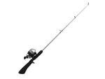 Zebco 33 Dock Spincast Reel and Rod Combo 42in 1-PC Z-Glass Rod w/ EVA Handle QuickSet Anti-Reverse Reel w/ Bite Alert Silver 33DOCK421MLB.NS4