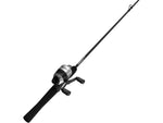 Zebco 33 Micro Spincast Reel and Rod Combo 5ft 2-PC Rod w/ Durable Fiberglass Pole QuickSet Anti-Reverse Reel w/ Bite Alert Silver 33MC502ULB.NS3