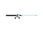 Zebco 33 Salt Fisher Spincast Reel and Rod Combo 6ft 6in 2-PC Telescopic Rod Medium-Heavy SZ 30 Reel 3.6-1 Ratio 4-PC Strike King Tackle Kit Blue