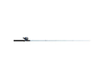 Zebco 33 Salt Fisher Spincast Reel and Rod Combo 6ft 6in 2-PC Telescopic Rod Medium-Heavy SZ 30 Reel 3.6-1 Ratio 4-PC Strike King Tackle Kit Blue