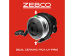 Zebco 808 Saltfisher Spincast Reel SZ 80 Reel Changeable Righ/Left Retrieve Pre-Spooled w/ 20lb Zebco Fishing Line Stainless Steel Ball Bearing Drive