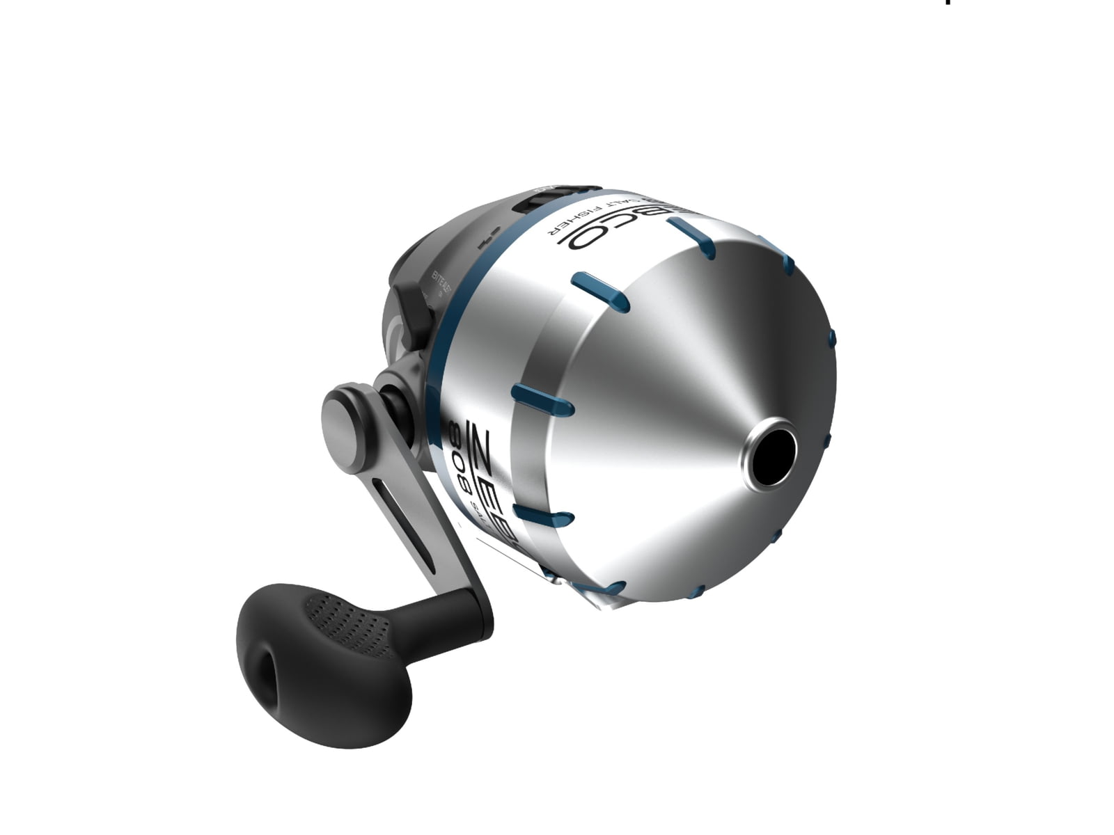 Zebco 808 Saltfisher Spincast Reel SZ 80 Reel Changeable Righ/Left Retrieve Pre-Spooled w/ 20lb Zebco Fishing Line Stainless Steel Ball Bearing Drive
