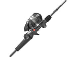 Zebco Bullet Spincast Reel and Rod Combo 6ft 6in 2-PC IM8 Graphite Pole w/ MaxTac Grip Rod Handle Changeable Righ/Left Retrieve Black