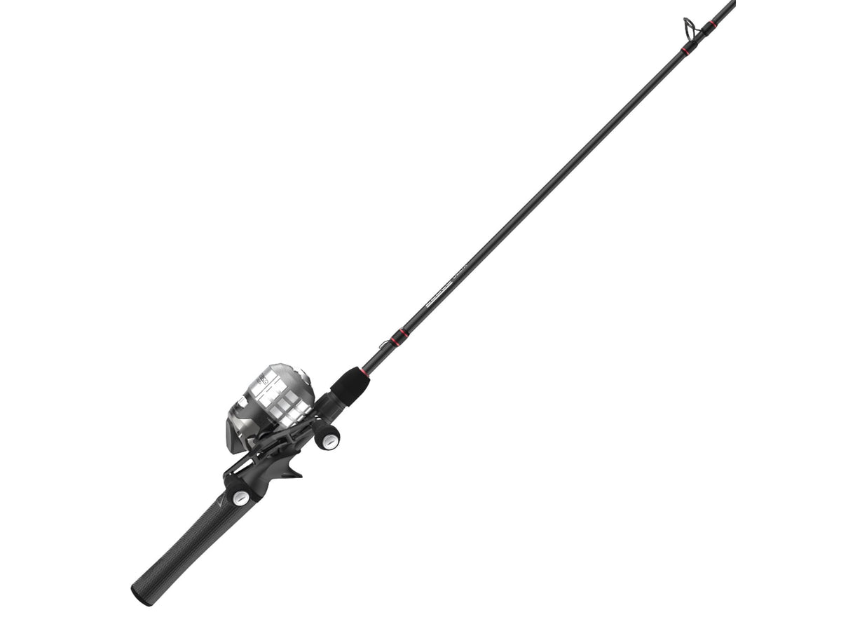Zebco Delta Spincast Reel and Rod Combo 5ft 6in 2-PC Pole SZ 20 Reel Changeable Righ/Left Retrieve Pre-Spooled w/ 6lb Zebco Fishing Line Cool Gray ZD20562ML.NS3