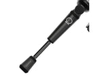 Zebco Omega Pro Spincast Reel and Rod Combo 6ft 2-PC IM6 Graphite Pole Split MaxTac Grip Rod Handle SZ 30 Reel Pre-spooled w/ 10lb Zebco Line Black