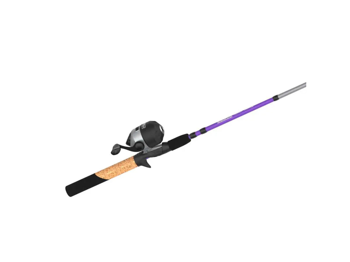 Zebco Ready Tackle Panfish 5ft 6 in Spincast Combo w/Strike King Tackle 2 Pieces Medium Light 21-44692