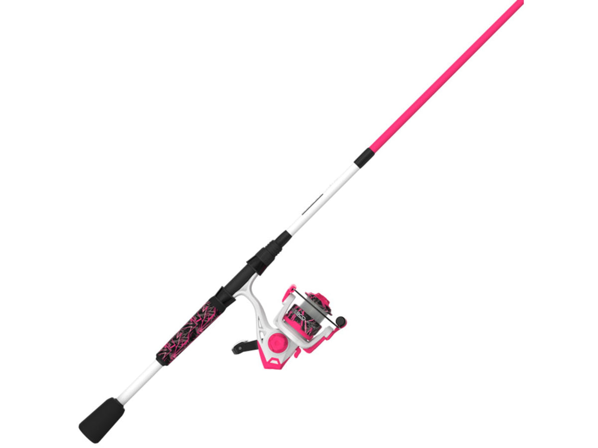 Zebco Roam Pink 30sz 6 ft 6 in Spinning Combo 2 Pieces Medium 21-44722