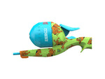 Zebco Youth Scooby Doo Floating Spincast Reel and Rod Combo 29in Fiberglass Rod Light Moderate SZ 20 Reel RH Retrieve Pre-Spooled w/ 6lb Line Green