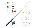Zebco Ready Tackle 5 ft 6 in Spinning Combo w/All-Purpose Tackle 2 Piece Medium Light 21-43830