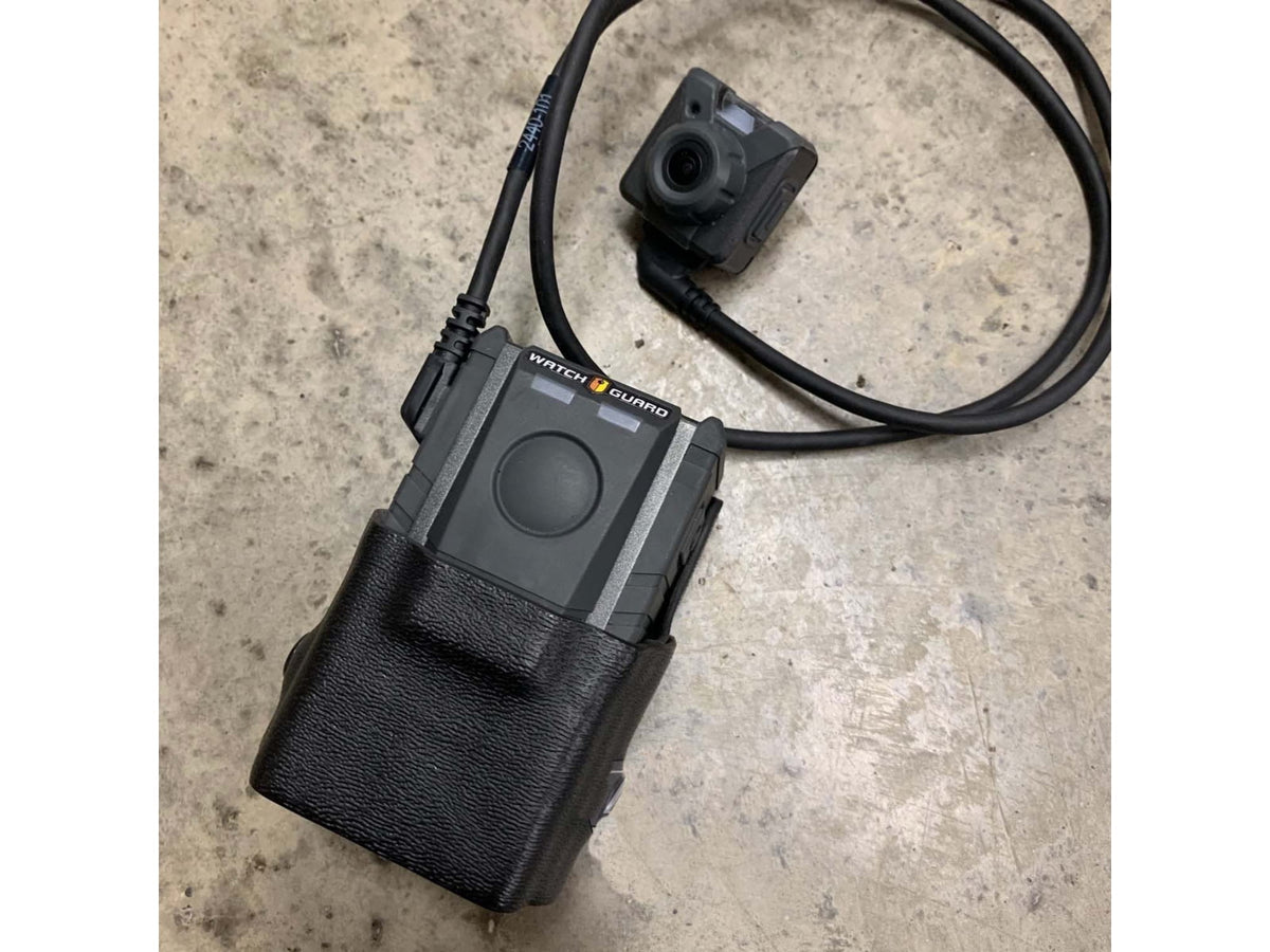 Zero9 Body Cam Case Holster Watchguard Vista Molle Loks Plain Black Z9-2009-BLK-MLK