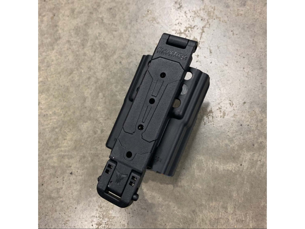 Zero9 Body Cam Case Holster Watchguard Vista Molle Loks Plain Black Z9-2009-BLK-MLK