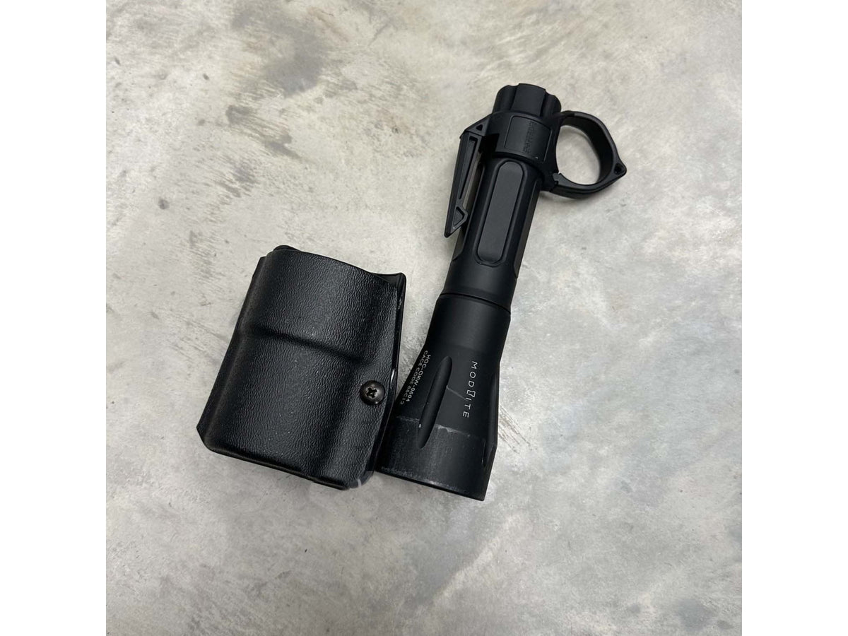 Zero9 Flashlight Case Holster Bezel Down 2 Tek-Lok Basketweave Z9-4025-BW-TEK
