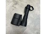 Zero9 Flashlight Case Holster Bezel Down 1 Tek-Lok Plain Black Z9-4033-BLK-TEK