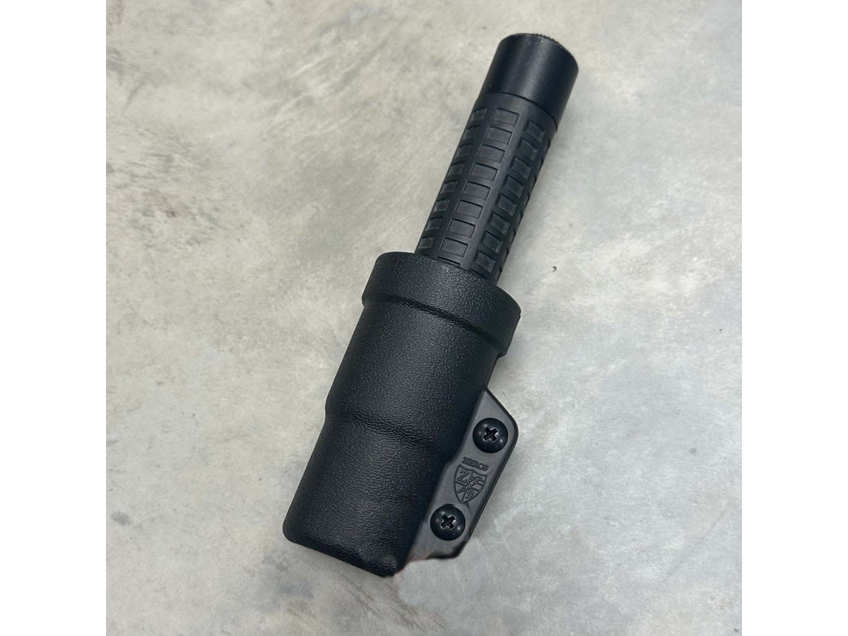 Zero9 Flashlight Case Holster Bezel Down 2 Tek-Lok Basketweave Z9-4025-BW-TEK