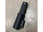 Zero9 Flashlight Case Holster Bezel Up 2 Tek-Lok Plain Black Z9-4041-BLK-TEK