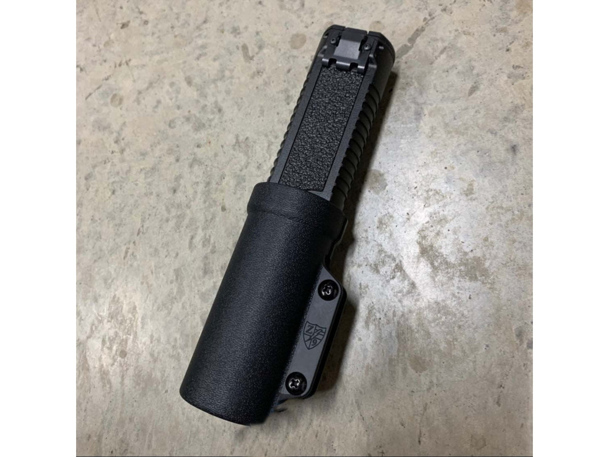 Zero9 Flashlight Case Holster Stinger 2020 Molle Loks Plain Black Z9-4029-BLK-MLK