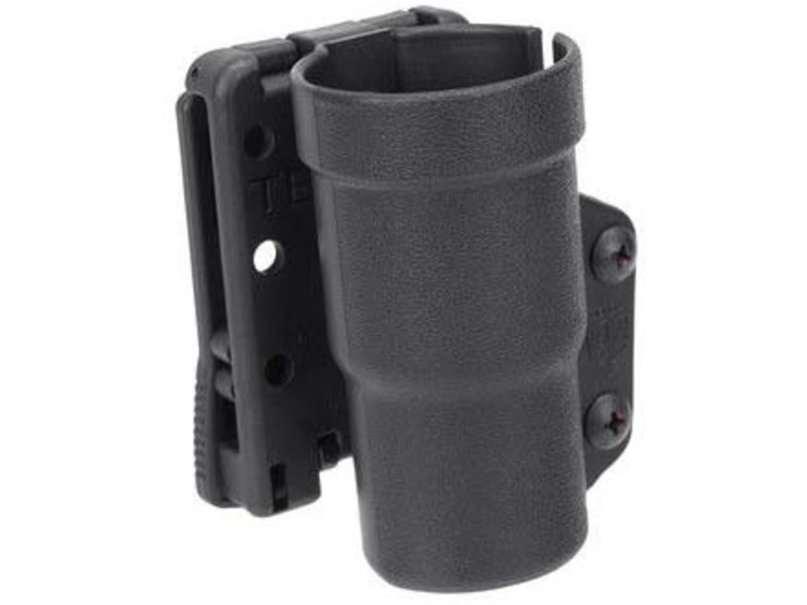 Zero9 Holsters Bezel Down 3 Flashlight Case Black Plain Molle-Lock Z9-4054-BLK-MLK