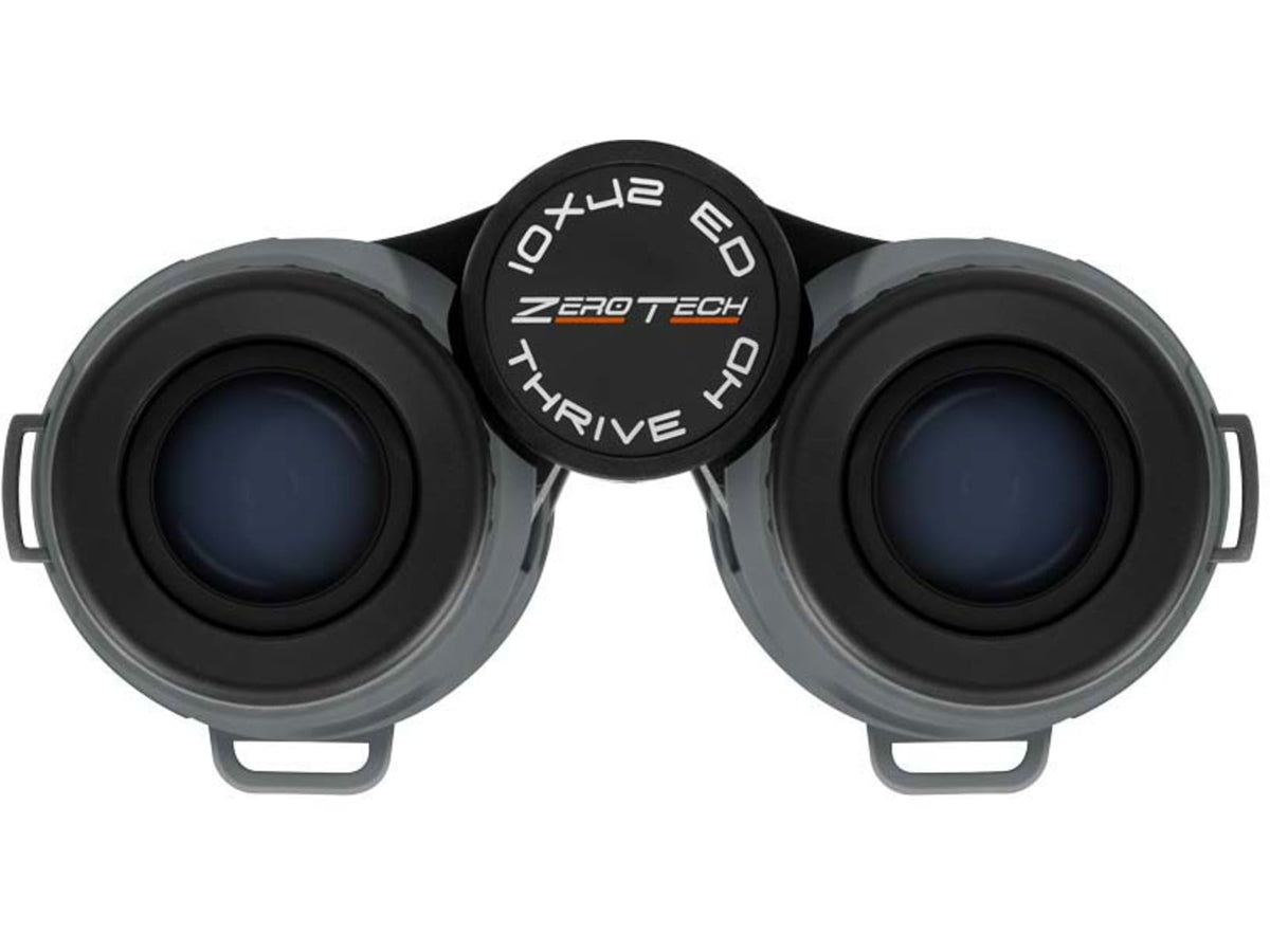ZeroTech Optics Thrive HD 8x42mm Roof Prism Binoculars Rubber Armor Grey THD842