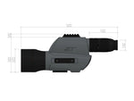 ZeroTech Optics Trace Advanced 20-60x80mm Spotting Scope Rubber Black/Grey TR206080F