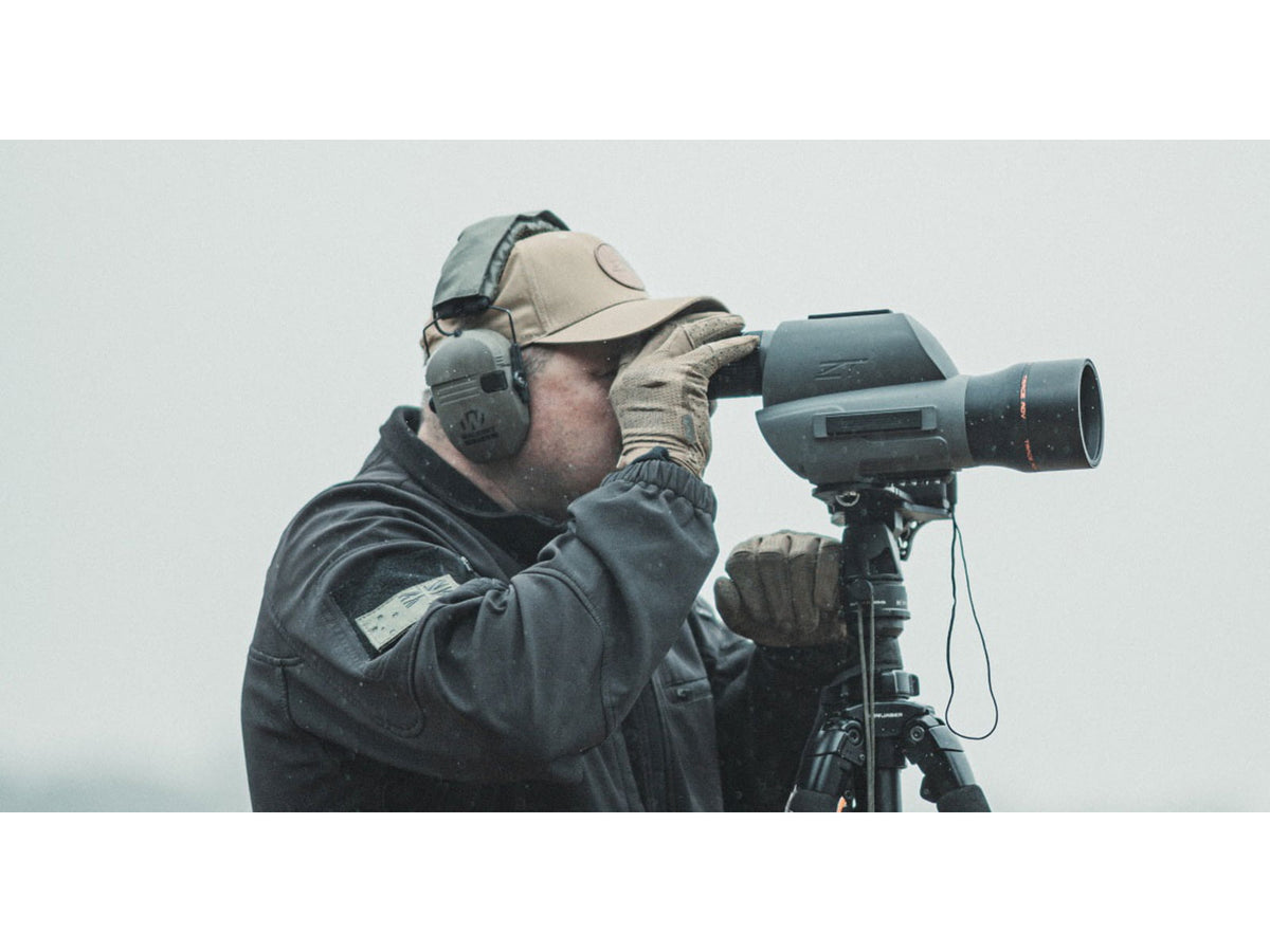 ZeroTech Optics Trace Advanced 20-60x80mm Spotting Scope Rubber Black/Grey TR206080F