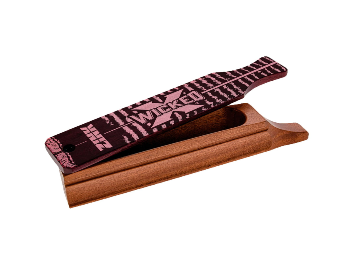 Zink Calls Wicked X Turkey Call Box Call Purple/Wood ZNK-WXBC