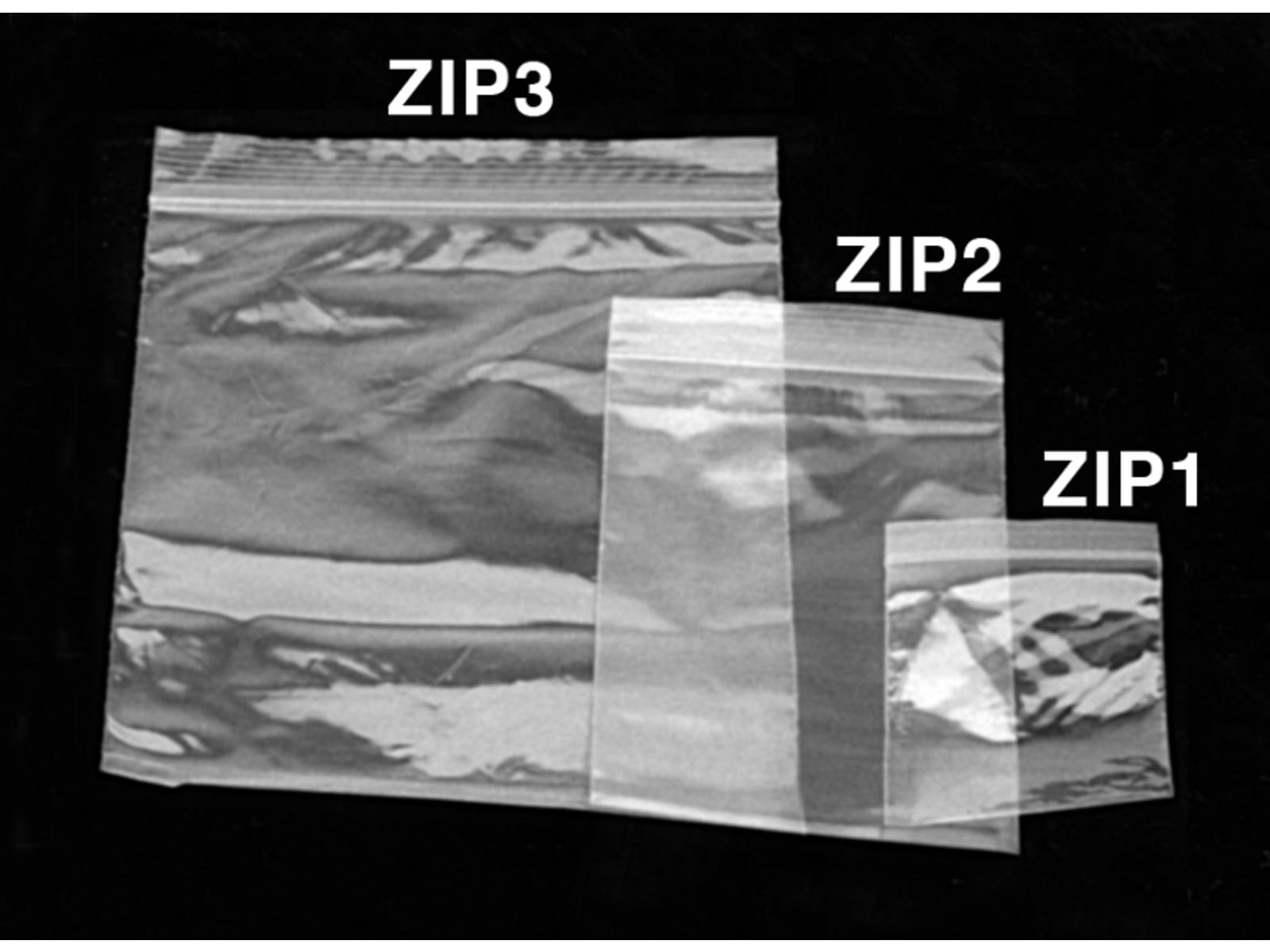 Zip Lock Storage Bags 3in. x 5in. ZIP2