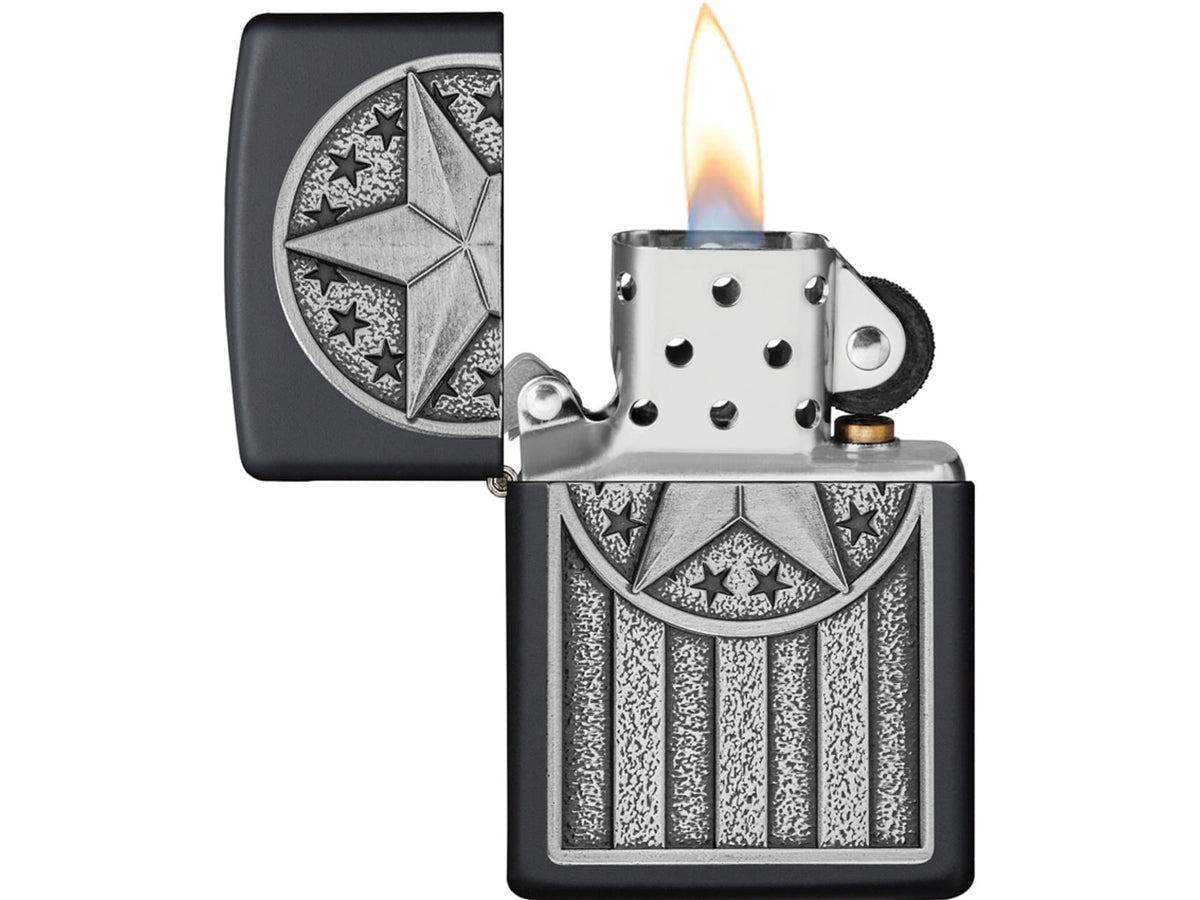 Zippo American Metal Emblem Lighter