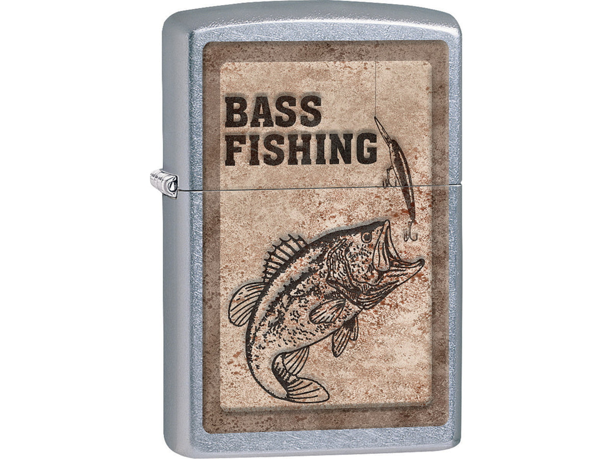 Zippo Bass Fishing Lighter 1.44" x 2.25" 207-077494