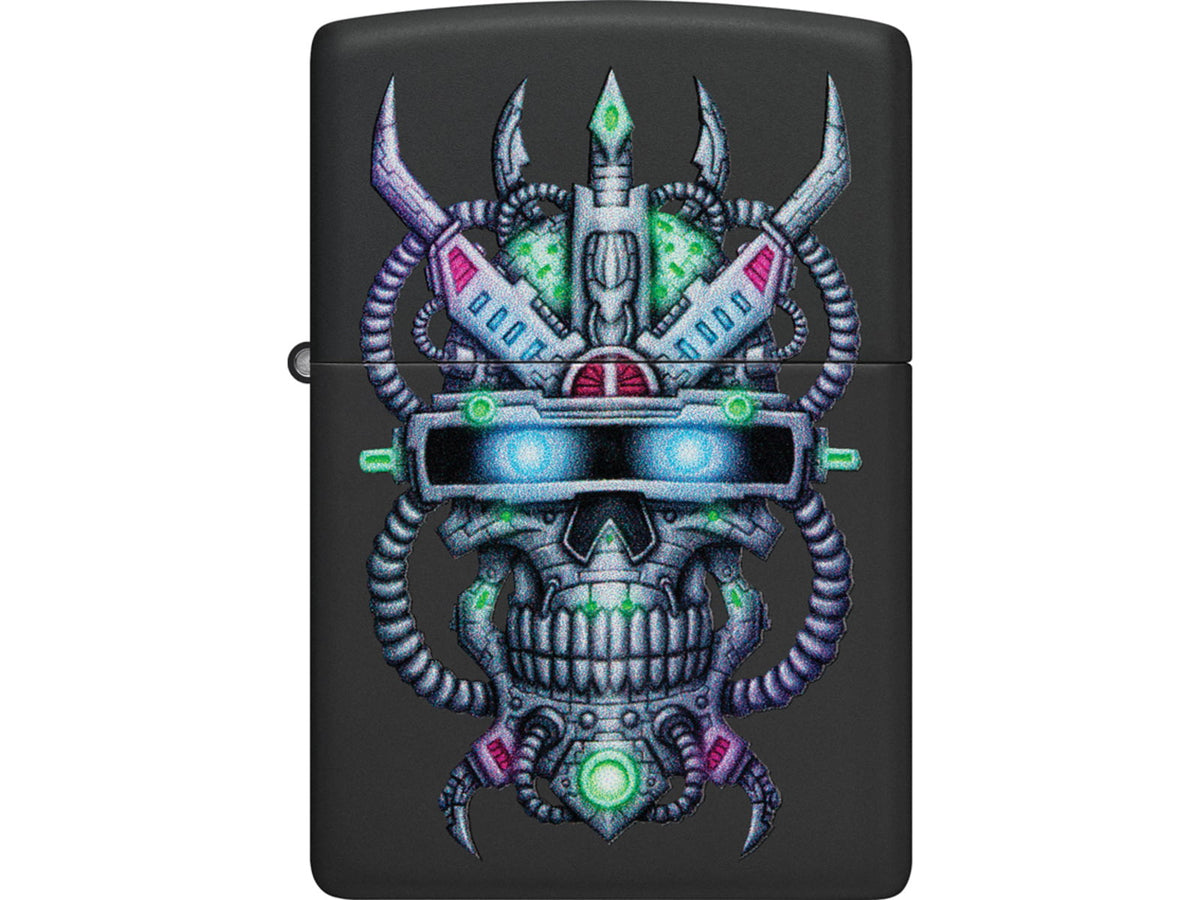 Zippo Cyber Skull Design Lighter