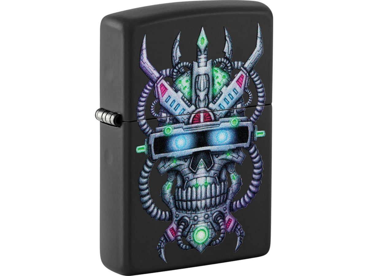 Zippo Cyber Skull Design Lighter