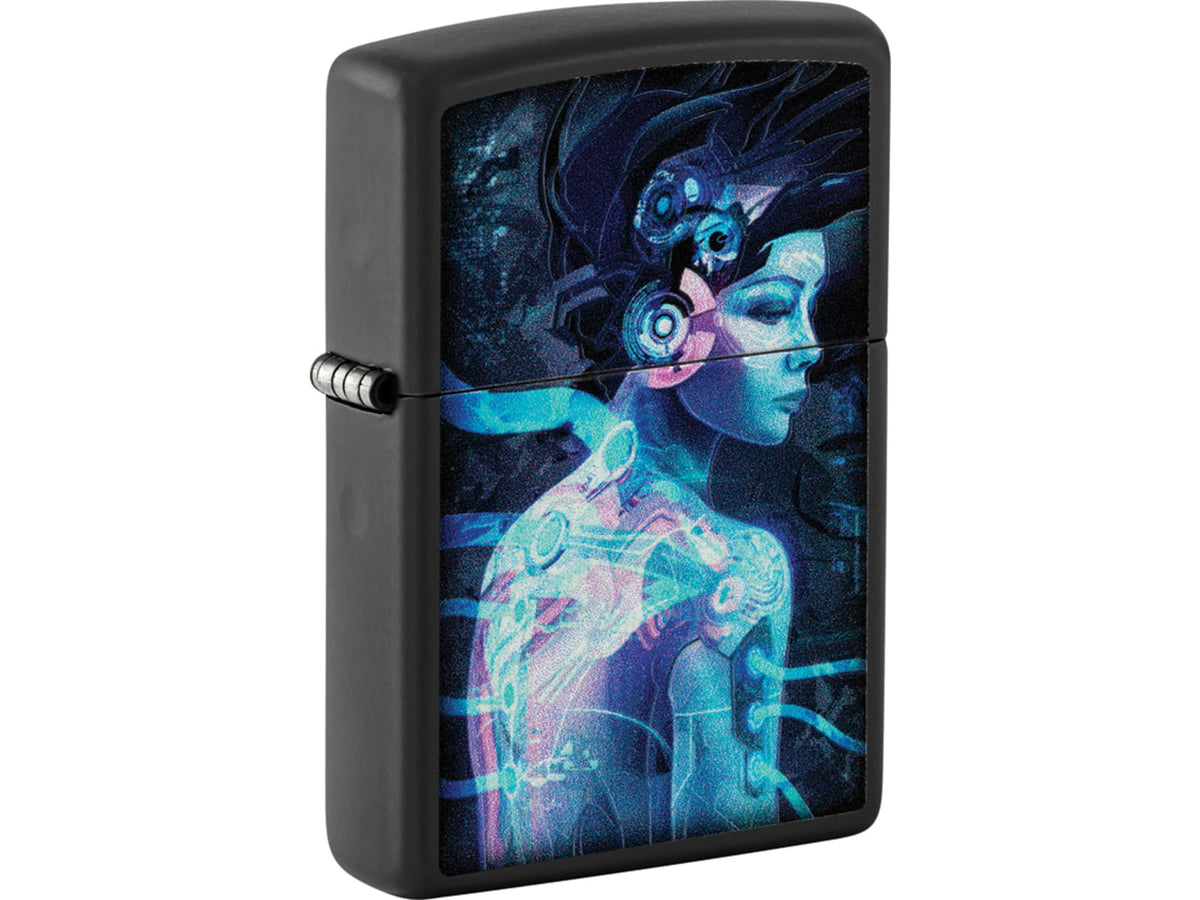 Zippo Cyborg Woman Design