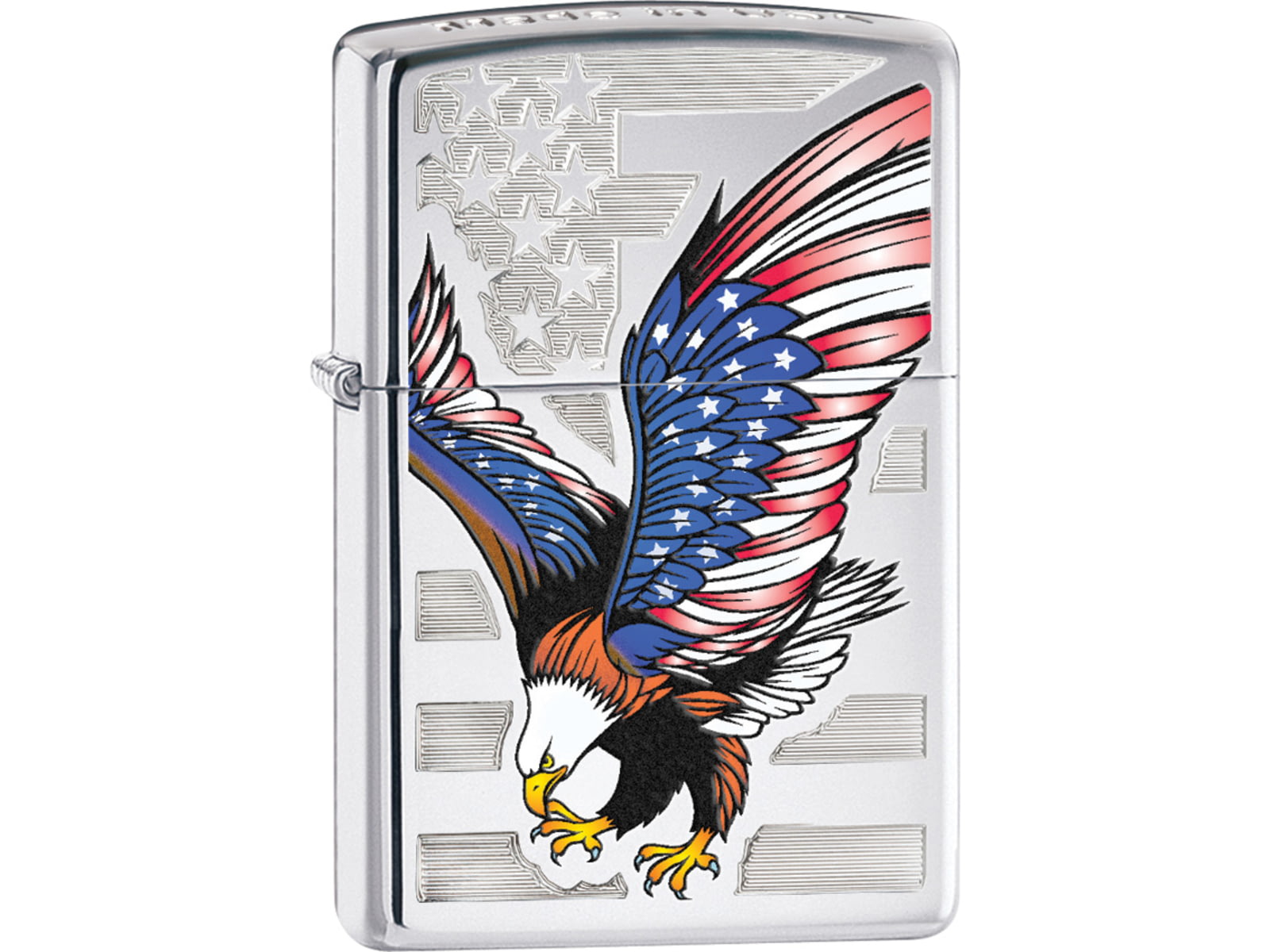 Zippo Eagle Flag High Polish C Lighter ZO28449