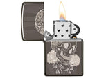 Zippo Fancy Skull Design Pocket Lighter 29883