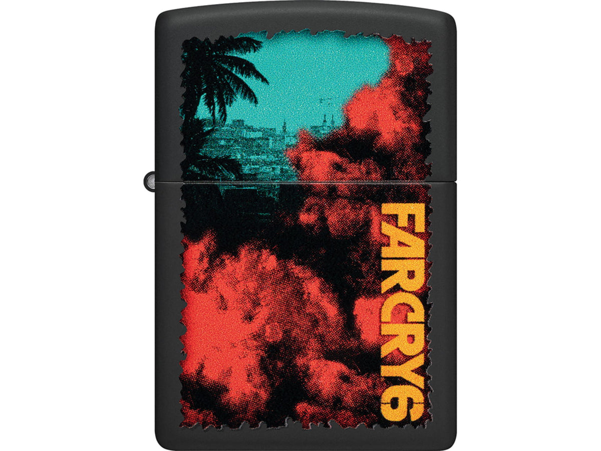 Zippo Far Cry 6 Lighter 2.25in x 1.5in Black Matte 48643
